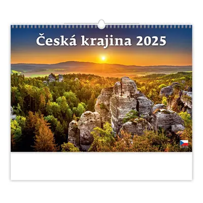 Helma 365 Nástěnný kalendář Česká krajina 2025