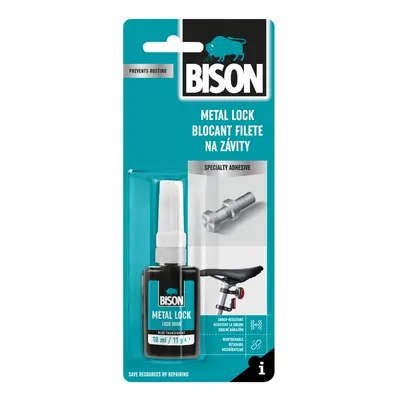 BISON Lepidlo na šrouby METAL LOCK 10 ml