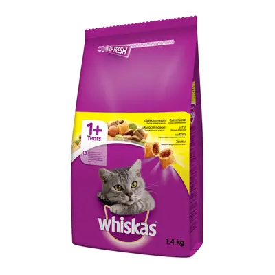 Whiskas Granule pro kočky s kuřecím 1,4 kg