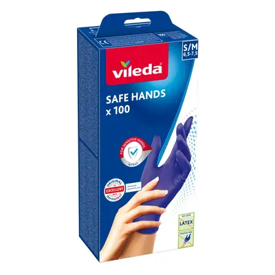 Vileda Safe Hands rukavice 100 ks, vel. S/M