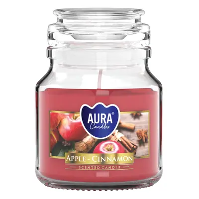 AURA Candles Vonná svíčka ve skle Apple-Cinnamon pr. 7 x 9,9 cm, 1 ks