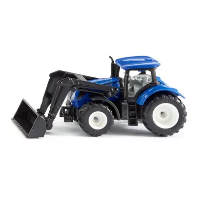 SIKU Kovový model traktor New Holland s předním nakladačem