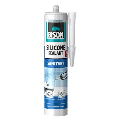 BISON Sanitární silikon čirý, 280 ml