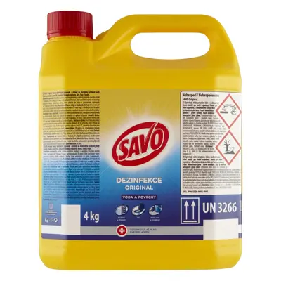 SAVO Original dezinfekce vody a povrchů 4 kg