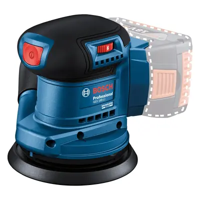 Bosch Professional Akumulátorová excentrická bruska GEX 185-LI, 125 mm