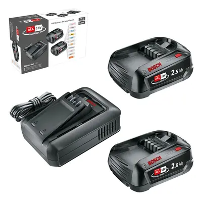 Bosch Startovací sada 18 V (2x2,5 Ah Ah + AL 18 V-44)