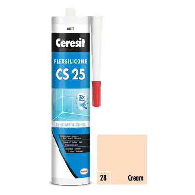 CERESIT CS 25 Sanitární silikon 28 Cream 280 ml