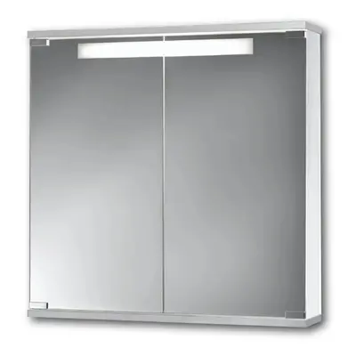 Jokey LED Zrcadlová skříňka Cento 60 LS barva hliníku, 65 x 60 x 14 cm