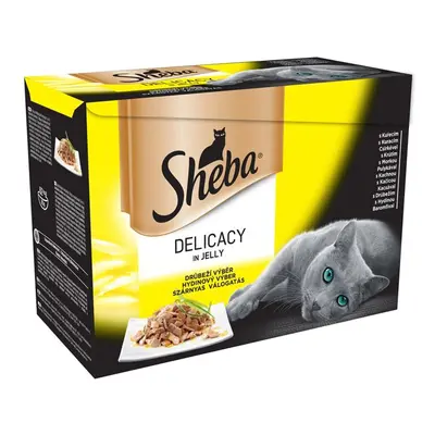 Sheba Kapsičky pro kočky drůbeží výběr v želé 12 x 85 g