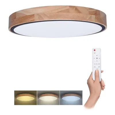 Solight LED stropní svítidlo Iron Oak 48 W, 3360 lm, 3000-6500 K, pr. 40 x 8 cm