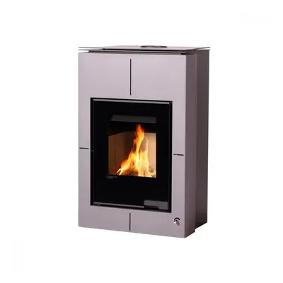 HS Flamingo Krbová kamna AQUAFLAM VARIO SAPORO 11/7kW šedá 650x1030x600mm