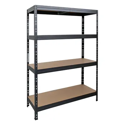 AR Shelving Kovový policový regál Rivet L antracitový 180 x 120 x 45 cm