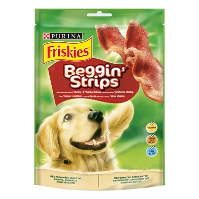 Purina Pochoutka pro psy Friskies Beggin Strips s příchutí slaniny 120 g