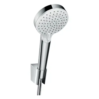 Hansgrohe Ruční sprcha Crometta Vario s držákem a hadicí 160 cm, bílá/chrom