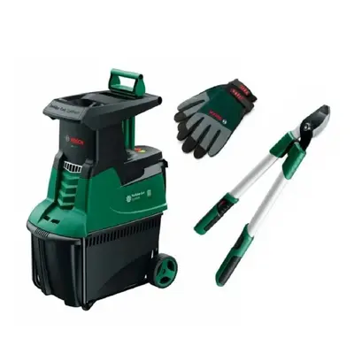 Bosch Zahradní drtič AXT 25 TC + rukavice + nůžky