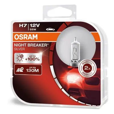 OSRAM Night Breaker Silver NG H7 12V 64210NBS-Duobox