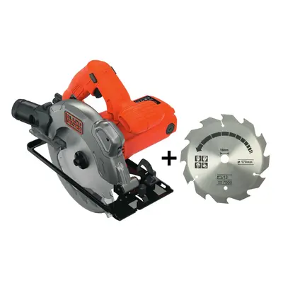 Black+Decker Kotoučová pila CS1250LA + 2 x pilový kotouč