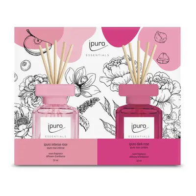 Ipuro Aroma difuzér Essentials Set Intense & Dark Rose 2 x 50 ml