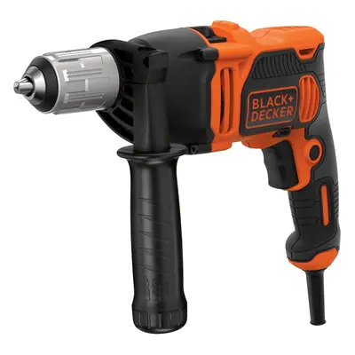 Black+Decker Příklepová vrtačka 1stupňová BEH850K-QS, 850W vč. kufříku