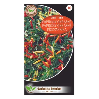 GardenSeed Premium Papričky okrasné Chilli - Mix