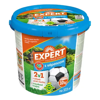 Expert Trávníkové hnojivo 2v1 s vápencem 10 kg