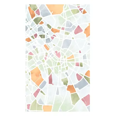 Komar Vliesová fototapeta City Map 150 x 250 cm