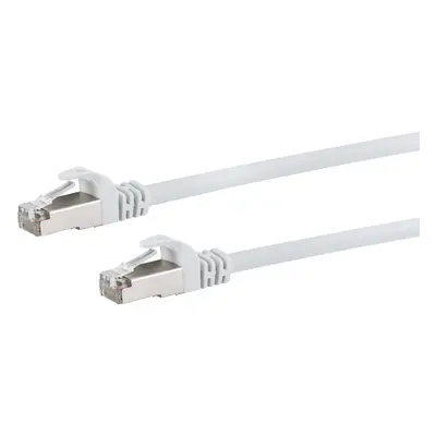 Schwaiger Síťový kabel CAT 6 (SF/UTP) RJ45, bílá, 50 m