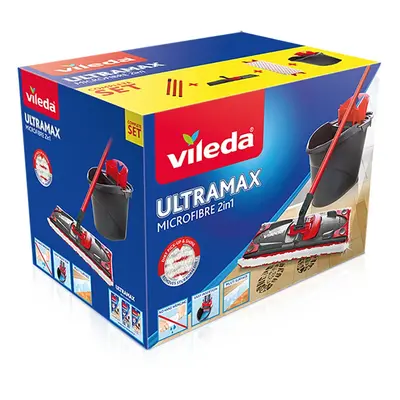 Vileda Sada plochého mopu s kbelíkem Ultramax 2v1 Complete Set Box