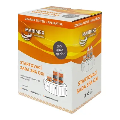 Marimex Spa sada Oxi (OXI 0,5 kg, Odpěňovač 0,6 l, Aktivátor 0,6 l)