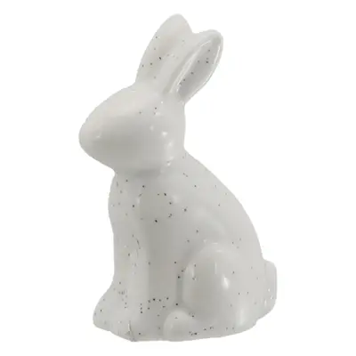 Velikonoční dekorace králík porcelánový bílý 5,7 x 3,7 x 2,7 cm