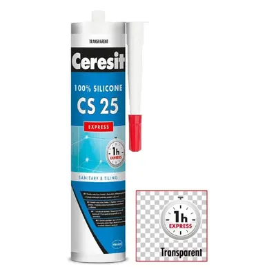 CERESIT Sanitární silikon CS 25 Express transparentní 280 ml