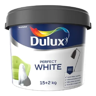 Dulux Interiérová emulzní barvy Perfect White 15 + 2 kg