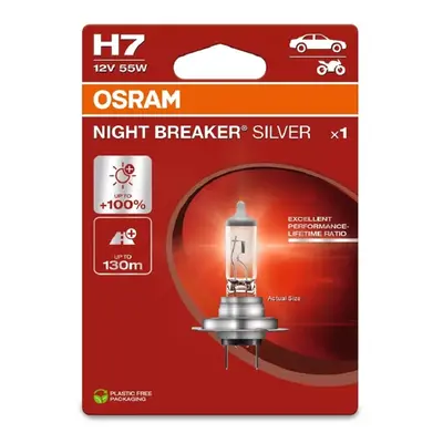 OSRAM Autožárovka Night Breaker Silver (Next Gen) H7, 55W, 12V, 1 ks (BLI ECO)