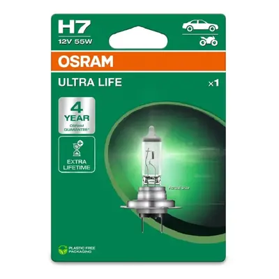 OSRAM Autožárovka Ultra Life H7, 55W, 12V, 1 ks (BLI ECO)