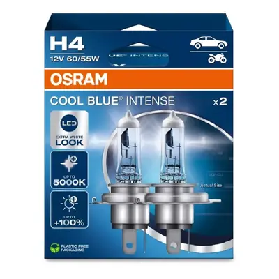 OSRAM Autožárovka Cool Blue Intense (Next Gen) H4, 60/55W, 12V, 2 ks (HFB ECO)