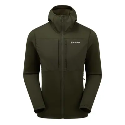 Montane Fleecová mikina Fury XT Hooded Fleece Jacket - Oak Green