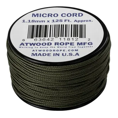 ATwood Rope Padáková šňůra Micro Cord 37,5 m Olive Drab