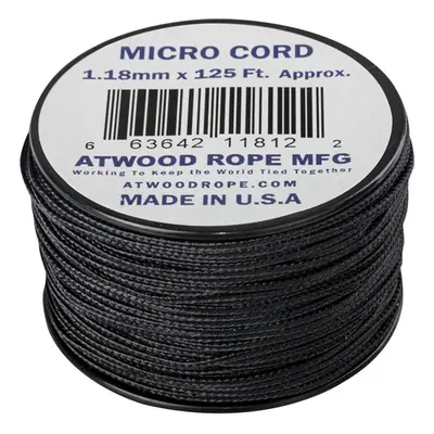 ATwood Rope Padáková šňůra Micro Cord 37,5 m Black