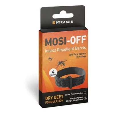 PYRAMID Repelentní náramek Mosi-OFF Insect Repellent Bands - 4 ks