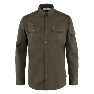 Fjällräven Plátěná košile Singi Trekking Shirt LS - Dark Olive