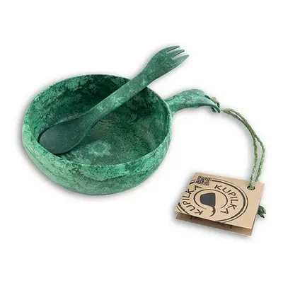 Kupilka MISKA Junior 330 ml + spork 165 SET - Conifer (GREEN)