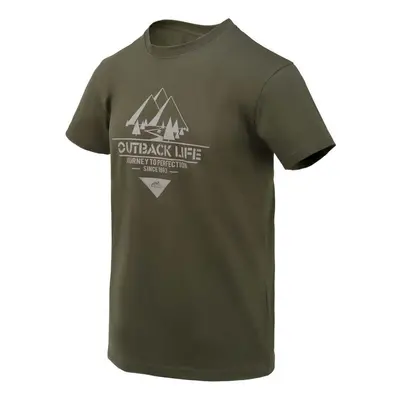 Helikon-Tex® Tričko Helikon T-Shirt (Outback Life) - Taiga Green