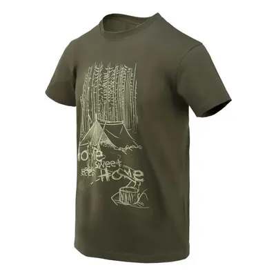 Helikon-Tex® Tričko Helikon T-Shirt (Home Sweet Home) - Taiga Green