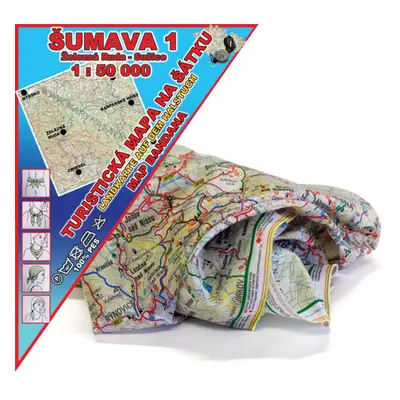 V-Smékalová Šumava 1 – mapa na šátku