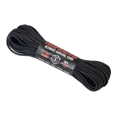 ATwood Rope Padáková šňůra Survival Paracord Parapocalypse Survival Cord 15m - Black