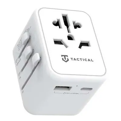 Tactical Cestovní adaptér PTP Travel Adapter White