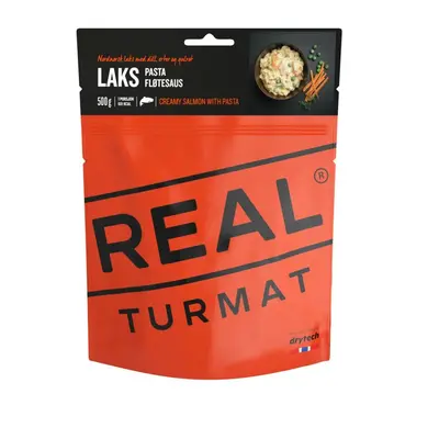 Real Turmat Dehydratované jídlo Creamy salmon with pasta - losos s těstovinami - 500g