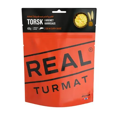 Real Turmat Dehydratované jídlo Cod in curry sauce - treska na kari - 500g