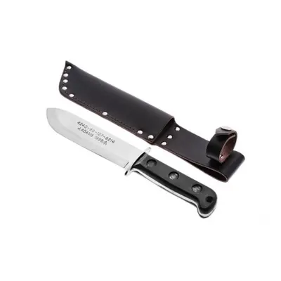 Sheffield Knives Survival Knife Black Handle M.O.D. Bright Blade