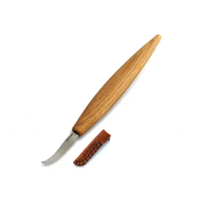 BeaverCraft Lžičkový nůž SK4S - Open Curve Spoon Knife with Leather Sheath